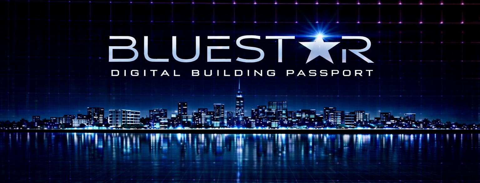 BlueStar Digital Building Passport — cityscape banner